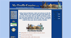 Desktop Screenshot of my-trafficempire.com